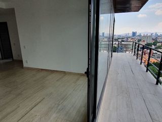 Departamento 3 recamaras 111m2 con balcon en Patriotismo Mixcoac Venta y Renta