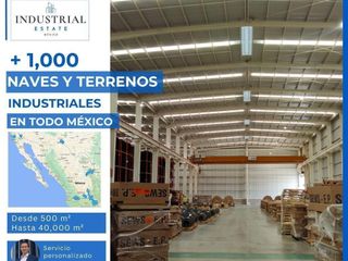Nave Industrial en Renta en la Zona Norte de Aguascalientes 2,587 m2