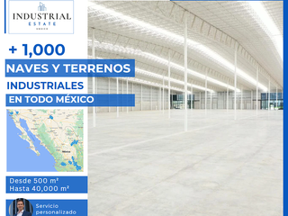 Nave Industrial en Renta en la Zona Sur de Aguascalientes 8,000 m2