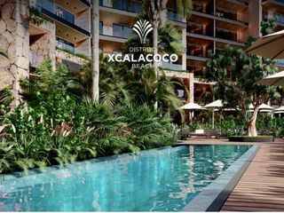 Departamento en preventa en Xcalacoco  a poca distancia del mar con Club de Playa.