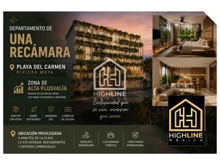 DEPARTAMENTO EN PLAYA DEL CARMEN CERCA DE LA 5TA AVENIDA | AMENIDADES PREMIUM