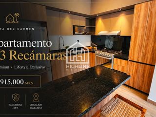 Departamento 3 recamaras con Alberca, Pádel, Coworking y Amenidades Resort - Playa del Carmen