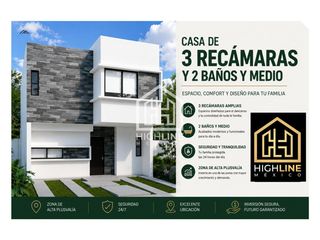 CASA DE 3 RECAMARAS EN VENTA | ZONA DE ALTA PLUSVALIA | AMENIDADES