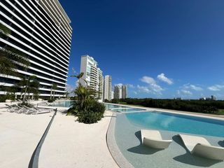 Departamento en Renta Woha Puerto Cancun 2 Recamaras s/amueblar