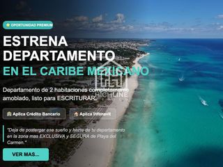 Departamento de 2 habitaciones en venta, privada, seguridad, Mayakoba, Playa del Carmen