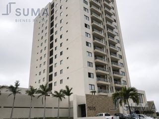 Departamento Amueblado con Alberca en Renta en Torre 1010, Col. Loma de Rosales, Tampico Tamaulipas
