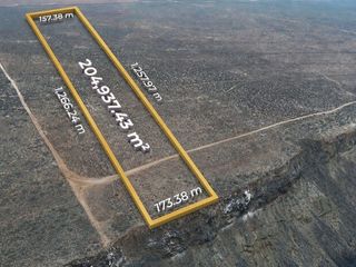 Lote 100% escriturado Punta Colonet en venta: 20 Ha con 173 m de Frente al Mar (