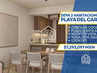 DEPARTAMENTO 2 HABITACIONES LOCK OFF EN VENTA PLAYA DEL CARMEN, AVENIDA 10