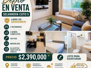 3 Recamaras, 2 baños, Selvanova, Playa del Carmen,