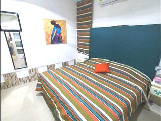DEPARTAMENTO EN RENTA  2 REC A PASOS DE LA 5TA AV EN PLAYA DEL CARMEN