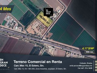 Terreno Comercial en Renta en Jiquilpan, El Estero,  Ahome, Sinaloa VIC.INM144
