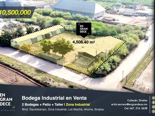 Bodega Industrial en Venta - 2 Bodegas y Taller