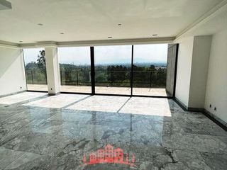 Renta departamento con terraza, Campos Elíseos - vista espectacular