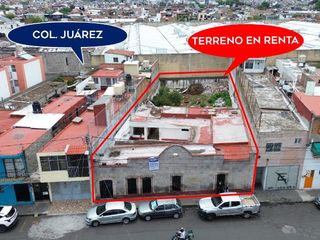 TERRENO EN RENTA , ZONA CÉNTRICA, MORELIA