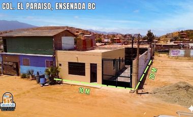 Venta de Casa 1 nivel, Col. Amp. Paraíso, Maneadero