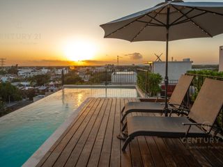Bonito y elegante departamento 2 rec amueblado en Playa del Carmen Centro P3296