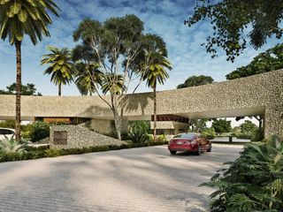 Terreno en venta con vista al club de golf en Komchen