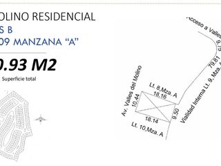 Terreno en venta en el Molino León Guanajuato Zona Norte