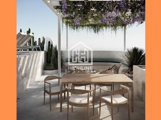 DEPARTAMENTO DE 2 HABITACIONES CON BALCÓN EN PLAYA DEL CARMEN. ROOFTOP, ALBERCA, COWORKING