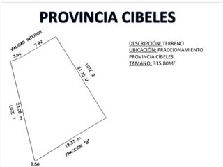 TERRENO EN VENTA — PROVINCIA CIBELES,
