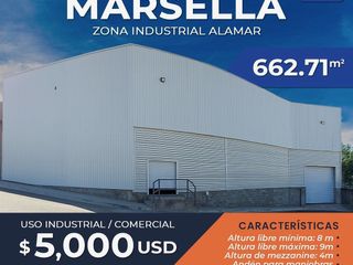 RENTA BODEGA COMERCIAL  Tijuana  Alamar Via rápida Este