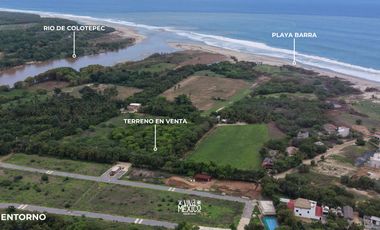 Terrenos en venta en La Barra de Colotepec – Puerto Escondido, Oaxaca