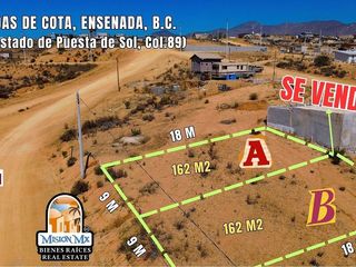 Venta de 2 Terrenos en Cañada de Cota, Ensenada