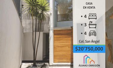 Moderna Casa en Venta San Ángel