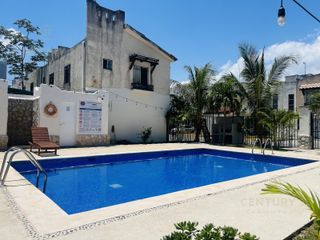 CASA DE 2 RECAMARAS AMUEBLADA EN RENTA REAL BILBAO PLAYA DEL CARMEN P3001