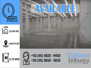 Excellent industrial warehouse available in Cuautitlán