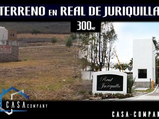 OPORTUNIDAD!!! Terreno PLANO en Real de Juriquilla, 300 m2, GANELO!!!