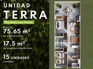 Condominio  en Venta Modelo TERRA Patio -  en Fluvial Vallarta Puerto Vallarta