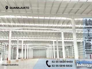 Immediate rent of an industrial warehouse in Guanajuato