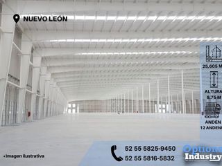 Oportunidad de espacio industrial en Nuevo León para alquilar