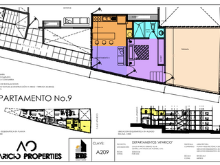 Departamento Aparicio 44, Departamento 9 en venta en San Miguel de Allende Gto.