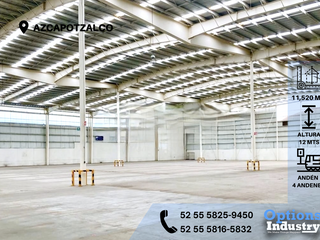 Industrial warehouse for rent in Azcapotzcalco