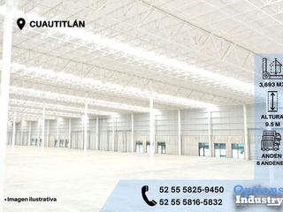 Industrial warehouse for rent in Cuautitlán