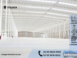 Rent of industrial property in the Toluca area