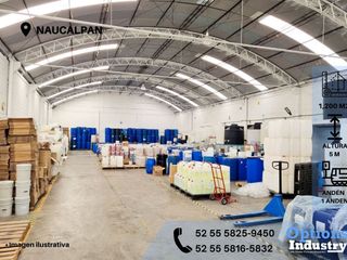 Industrial warehouse in rent in Naucalpan