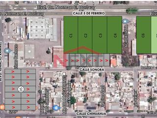 Terrenos en venta en Fraccionamiento La Reforma. Cd. Obregón Sonora