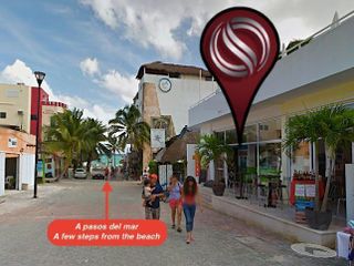 Hotel-hostal en venta en Playa del Carmen,con dos locales comerciales a media cu