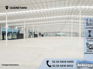 Industrial property for rent located in Querétaro industrial park