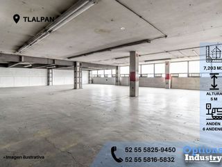 Nave industrial en Tlalpan en renta 