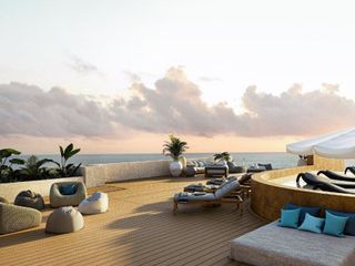 Departamento frente al mar en planta baja, con club de playa, 2 terrazas con alb