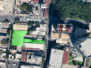 Terreno de 2,292 m2 en Centro de Monterrey