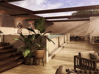 Estudio PentHouse con terraza privada y amenidades, Tulum