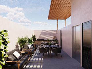 Departamento Penthouse en venta - 2 Recámaras - Rooftop con Alberca - Centro de Playa del Carmen