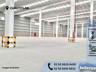 Rent now industrial warehouse in Cuautitlán