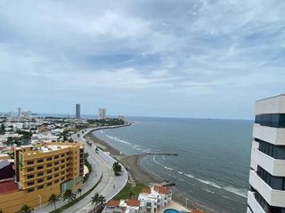 Veracruz, Playa de Oro Mocambo. Departamento con vista al mar