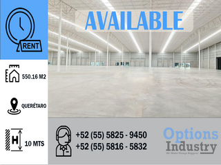 Industrial warehouse available in Querétaro
